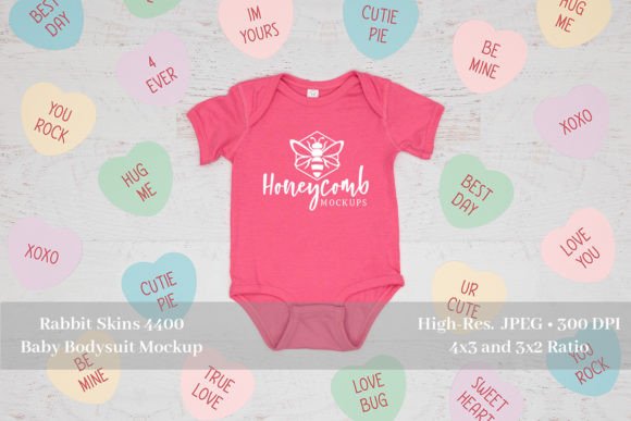 Baby Mockup, Rabbit Skins 4400 Mockup