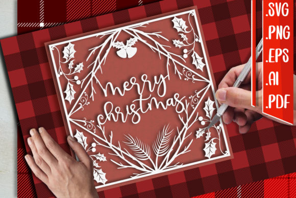 Christmas Papercut 6 Svg Eps Ai Png Pdf Graphics and Crafts