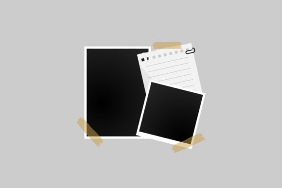 Elegant Photo Frame Mockup Mood Board