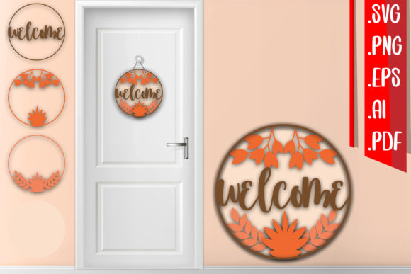Fall Layered Door Sign 10: Graphics & Crafts for Branding