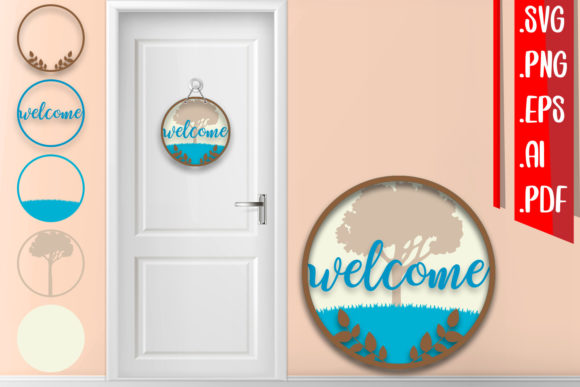 Fall Layered Door Sign 3: Graphics and Crafts in Perfect Harmony