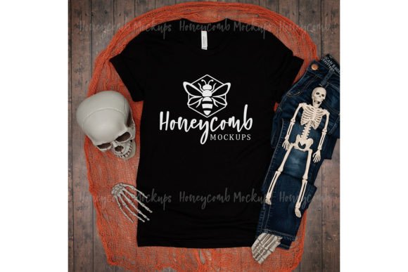 Halloween Graphics: Black 3001 Mockup