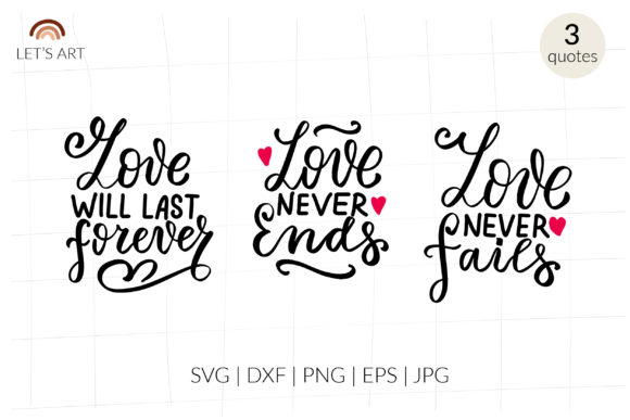 Love Never Ends Svg: Graphics and Crafts Fusion