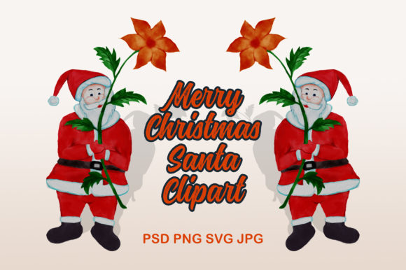 Merry Christmas Santa Clause Clipart Graphics