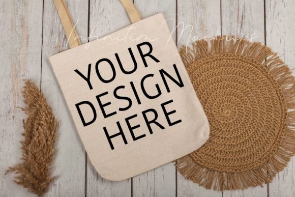 Mock Up Tote Bag Canvas Tote Mockup