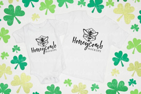 St. Patricks Bella Canvas Kids Mockup