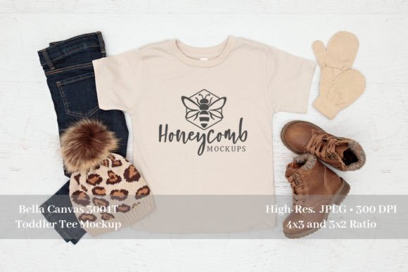 Winter Mockup – Bella Canvas 3001T Graphics